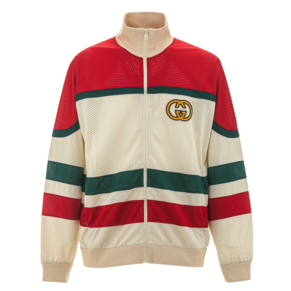 Gucci White Rete Jacket/M/White