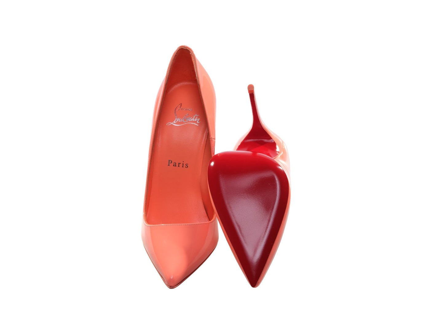 Christian Louboutin Christian Louboutin So Kate 120 Orange Patent Leather High Heel Pumps/EU36.5/US6.5/Orange