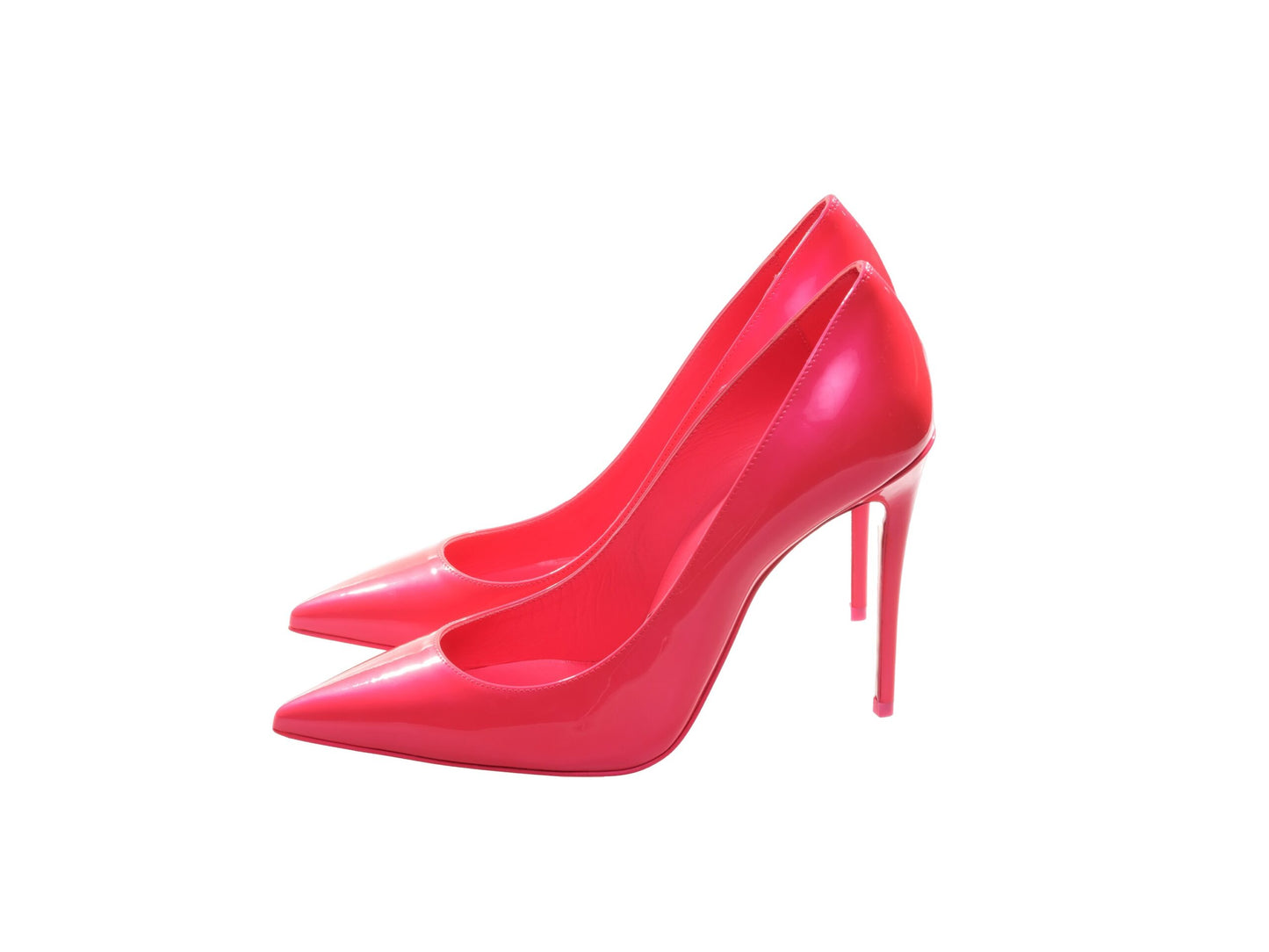 Christian Louboutin Christian Louboutin Sporty Kate Hot Pink Patent Leather High Heel Pumps/EU36/US6/Pink