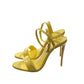 Christian Louboutin Christian Louboutin Loubigirl 100 Yellow Patent Leather Strappy High Heel Sandals/EU38.5/US8.5/Yellow