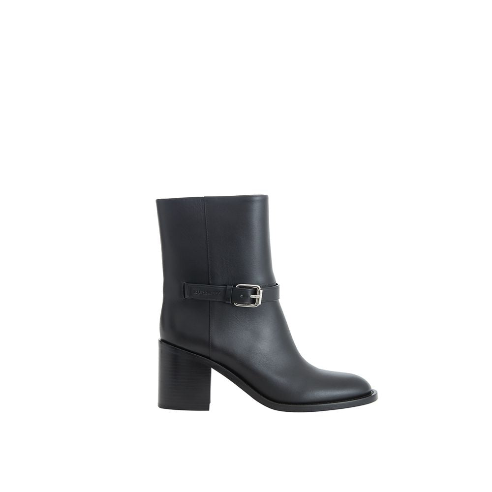 Burberry Black Leather Boot/EU39/US9/Black