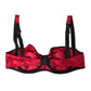 Dolce & Gabbana Dolce & Gabbana Bordeaux Silk Stretch Balconcino Bra Underwear/IT1 | XS/Bordeaux