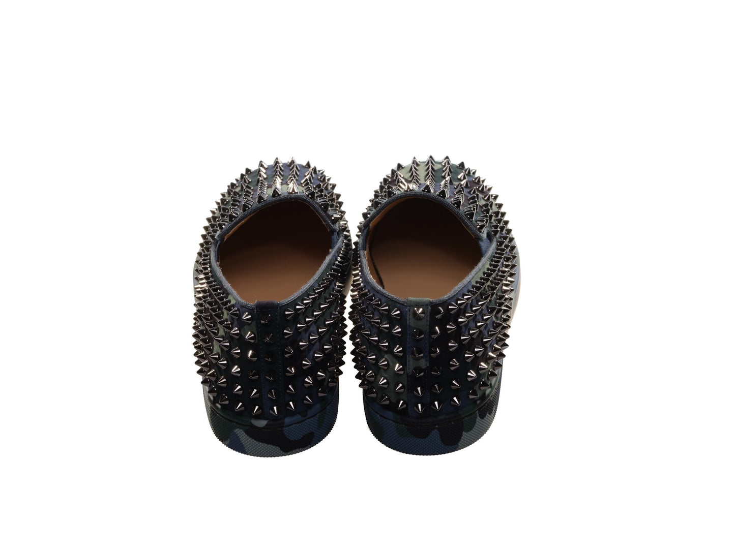 Christian Louboutin Christian Louboutin Roller Boat Flat Slip On Camouflage and Studded Shoes/EU41.5/US8.5/Multicolor