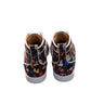 Christian Louboutin Christian Louboutin Louis Orlato Flat Crepe Satin Multicolour Limited edition Dr Bored Print High Top Sneakers/EU40.5/US7.5/Multicolor