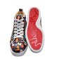 Christian Louboutin Christian Louboutin Louis Orlato Flat Crepe Satin Multicolour Limited edition Dr Bored Print High Top Sneakers/EU40.5/US7.5/Multicolor