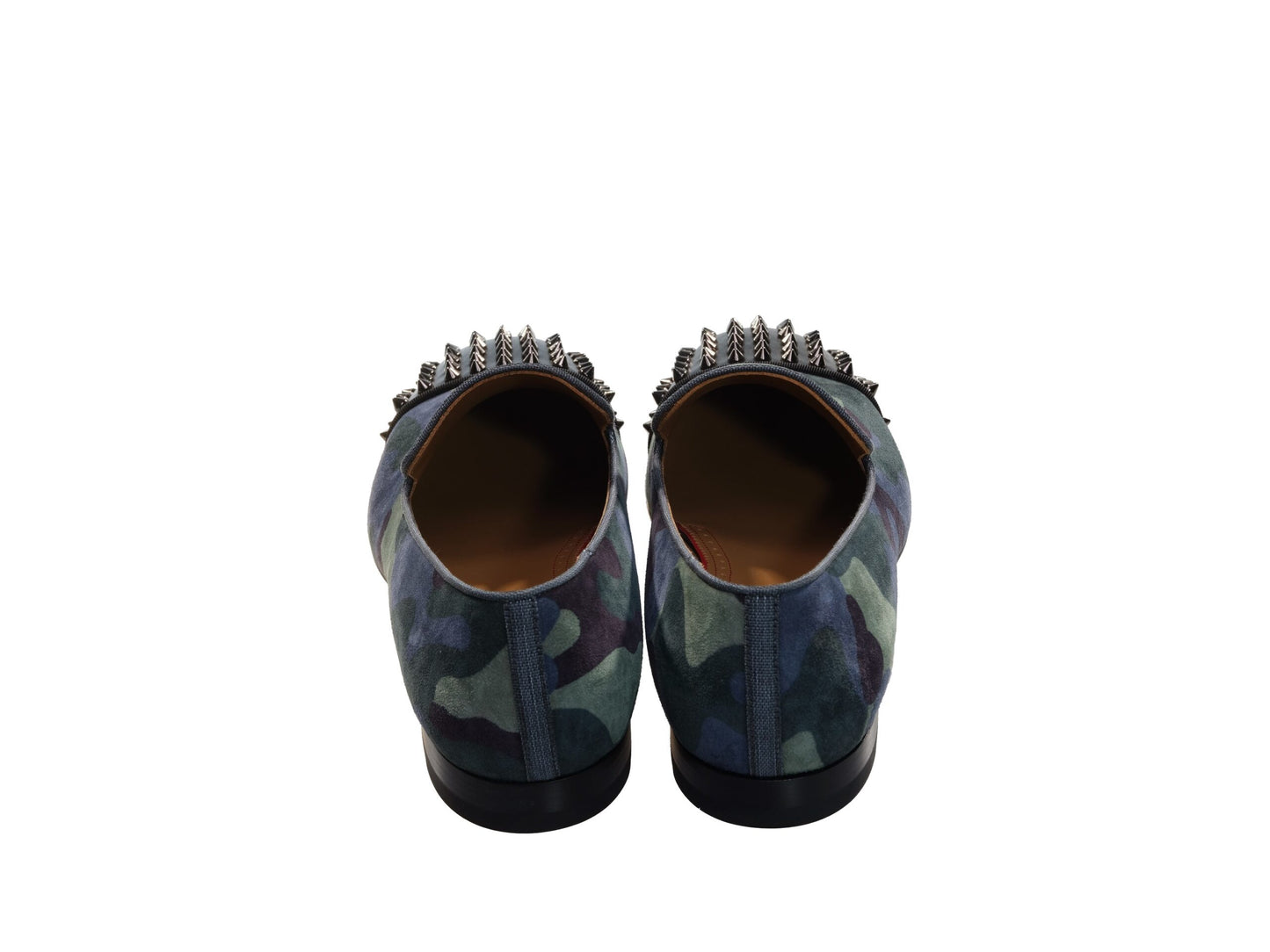 Christian Louboutin Christian Louboutin Spooky Flat Camouflage and Studded Slip On Shoes/EU40.5/US7.5/Multicolor