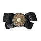 Dolce & Gabbana Dolce & Gabbana Black Sequin Pearl Handmade Brooch Hair Pin/Black