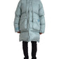 Dolce & Gabbana Light Blue Quilted Hooded Puffer Jacket Men/IT50 | L/Light Blue