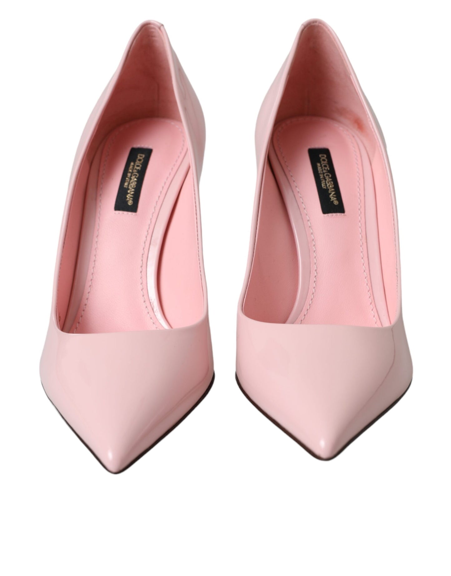 Dolce & Gabbana Dolce & Gabbana Light Pink Patent Leather Pump Heels Shoes/EU37/US6.5/Pink