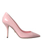 Dolce & Gabbana Dolce & Gabbana Light Pink Patent Leather Pump Heels Shoes/EU37/US6.5/Pink