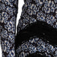 Just Cavalli Just Cavalli Blue Floral Lace Long Sleeves Top Underwear Blouse/IT42|M/Blue