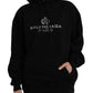 Balenciaga Balenciaga Black Cotton Logo Hooded Pullover Sweatshirt Sweater/L/Black