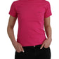 Balenciaga Balenciaga Pink Cotton Crew Neck Short Sleeves Tee T-shirt/S/Pink