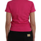 Balenciaga Balenciaga Pink Cotton Crew Neck Short Sleeves Tee T-shirt/M/Pink