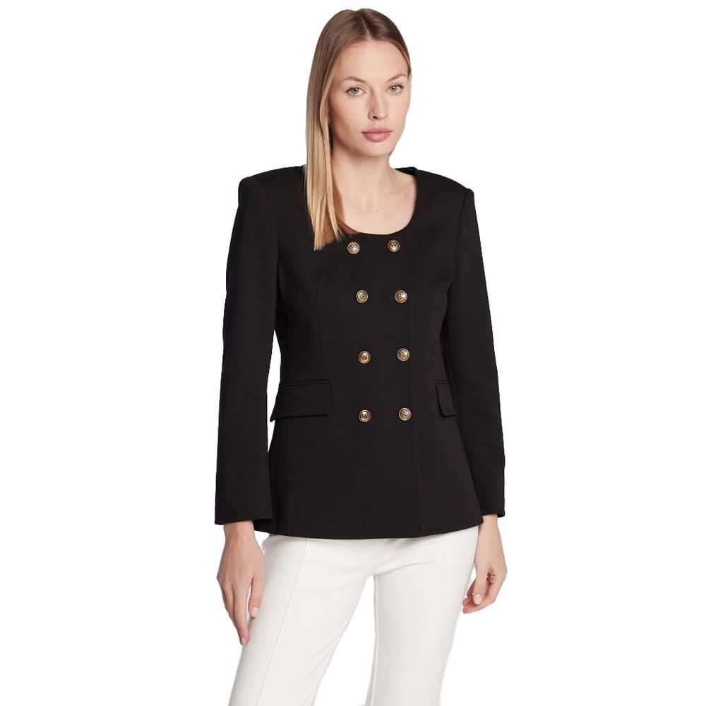 PINKO Black Viscose Suits & Blazer/IT42|M/Black