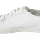 Dolce & Gabbana Dolce & Gabbana White Saint Tropez Lace Up Men Sneakers Men Shoes/EU40/US7/White