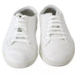 Dolce & Gabbana Dolce & Gabbana White Saint Tropez Lace Up Men Sneakers Men Shoes/EU40/US7/White