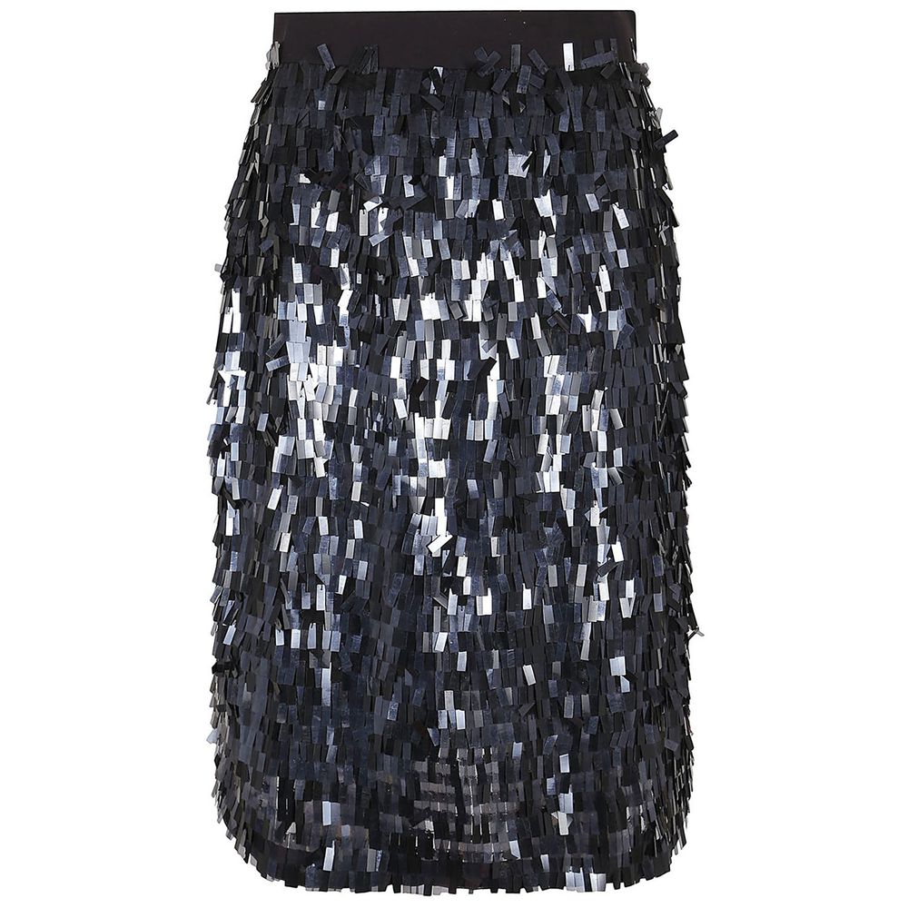 PINKO Black Polyester Skirt/IT36|XXS/Black