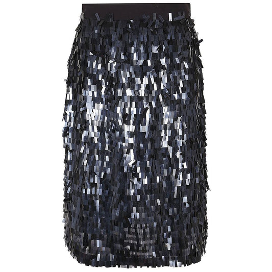 PINKO Black Polyester Skirt/IT36|XXS/Black