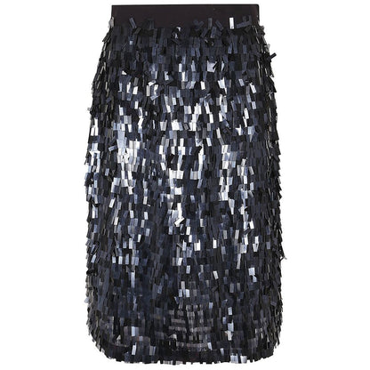 PINKO Black Polyester Skirt/IT38|XS/Black