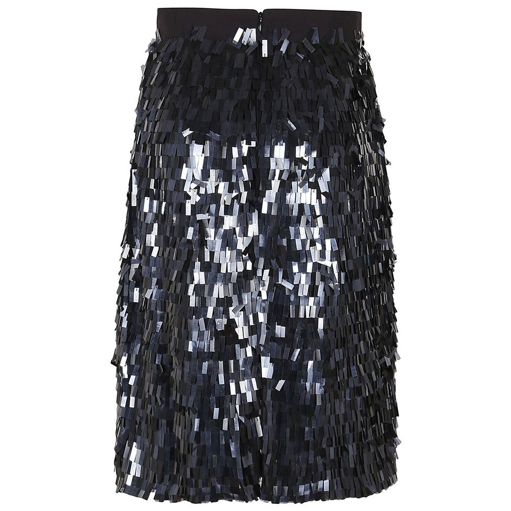 PINKO Black Polyester Skirt/IT36|XXS/Black