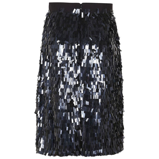 PINKO Black Polyester Skirt/IT38|XS/Black