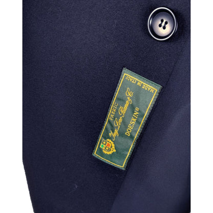 Made in Italy Blue Wool Vergine Suits &amp; Blazer/IT44|L/Blue