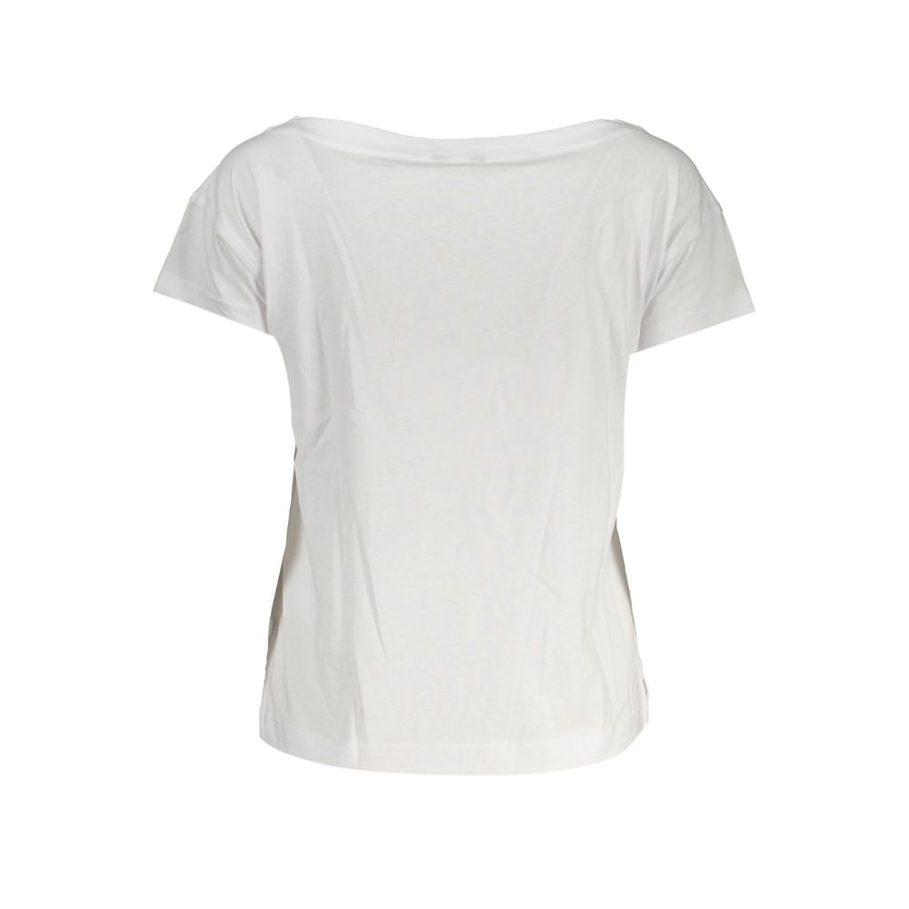 K-WAY White Cotton Tops &amp; T-Shirt/M/White