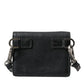 Dolce & Gabbana Dolce & Gabbana Black Leather Bifold Sling Women Card Holder Purse Wallet/Black