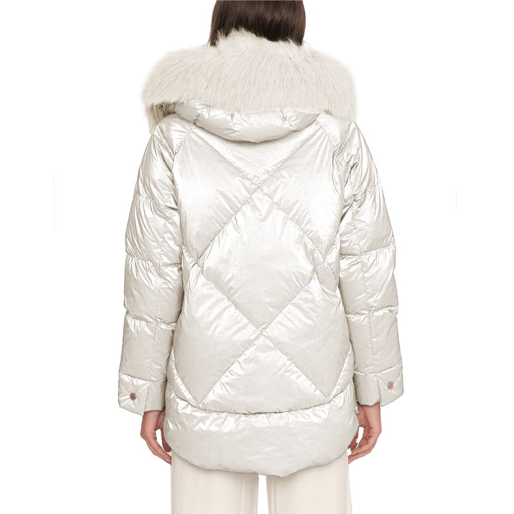 People Of Shibuya White Polyester Jackets &amp; Coat/IT38|XS/White