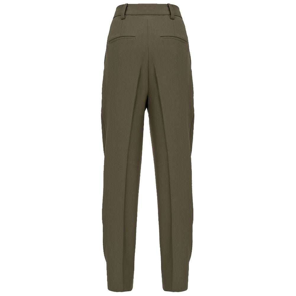 PINKO Green Polyester Jeans &amp; Pant/IT42|M/Green