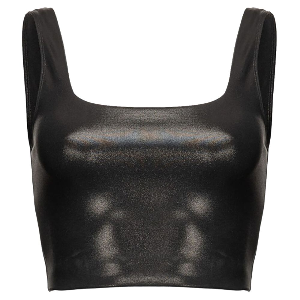 PINKO Black Nylon Tops &amp; T-Shirt/S/Black