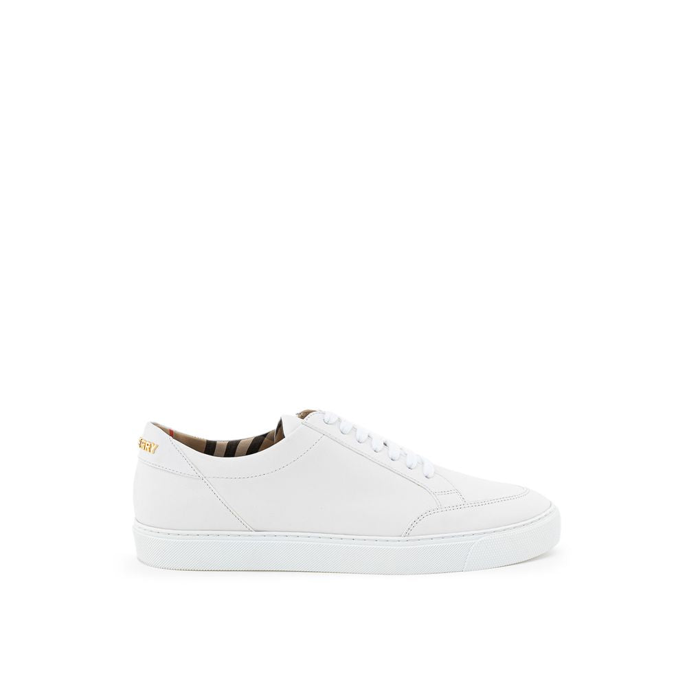 Burberry Burberry White Leather Sneaker/EU40/US10/White