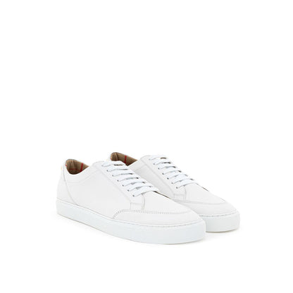 Burberry Burberry White Leather Sneaker/EU39.5/US9.5/White