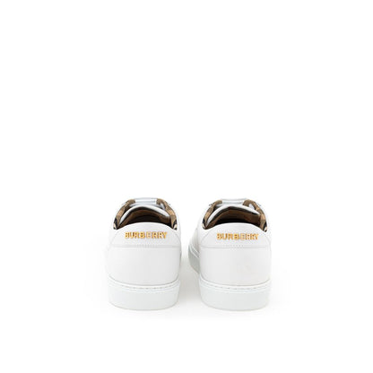 Burberry Burberry White Leather Sneaker/EU38/US8/White