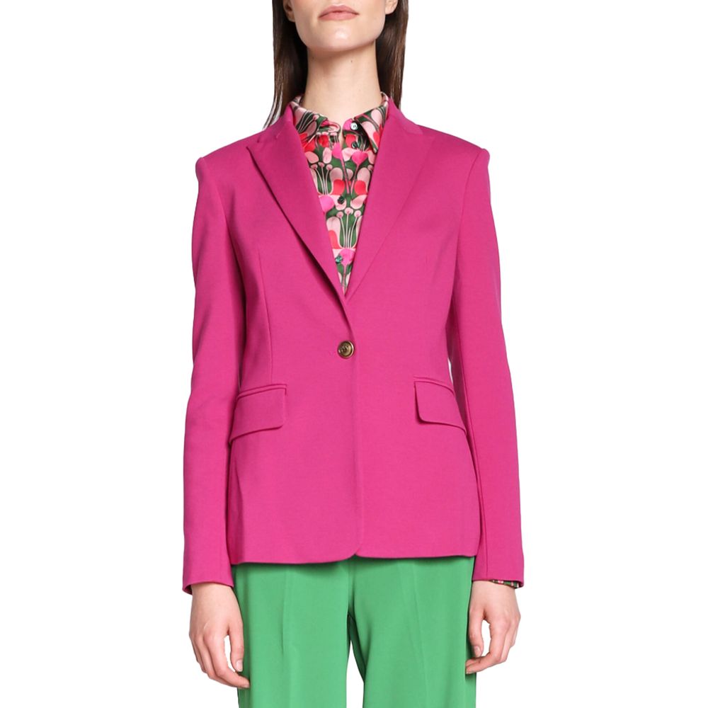 PINKO Fuchsia Viscose Suits & Blazer/IT46 | L/Fuchsia