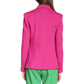 PINKO Fuchsia Viscose Suits & Blazer/IT46 | L/Fuchsia