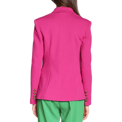 PINKO Fuchsia Viscose Suits &amp; Blazer/IT46 | L/Fuchsia