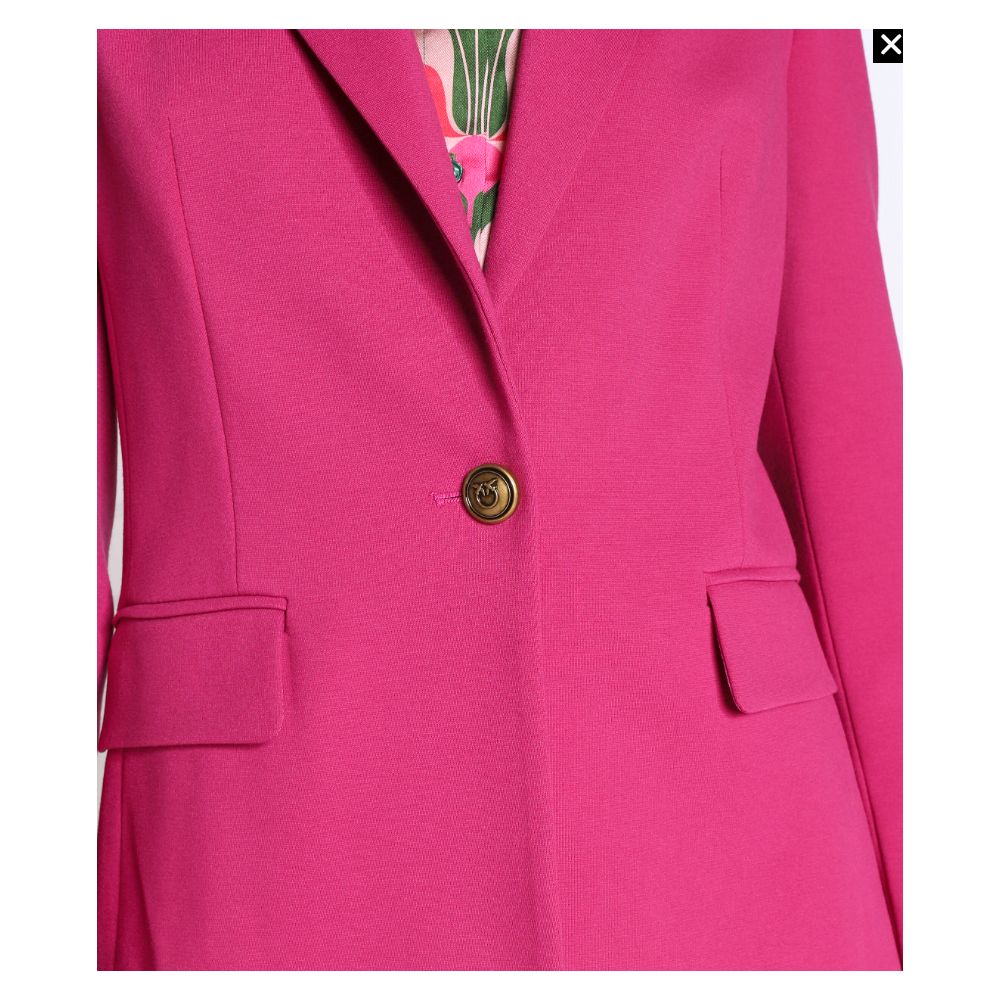 PINKO Fuchsia Viscose Suits &amp; Blazer/IT46 | L/Fuchsia