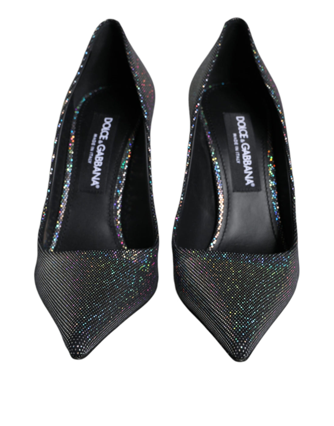 Dolce &amp; Gabbana Dolce &amp; Gabbana Multicolor Strass Leather Heels Pumps Shoes/EU39/US9/Multicolor