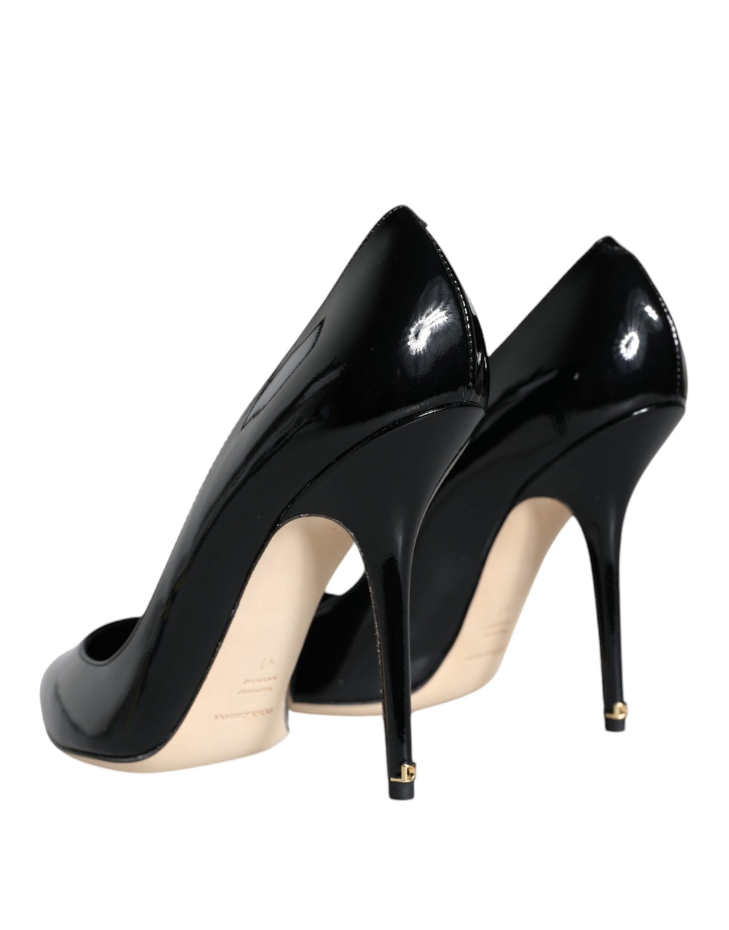 Dolce & Gabbana Dolce & Gabbana Black Patent Leather Bellucci Pumps Heels Shoes/EU36/US6/Black