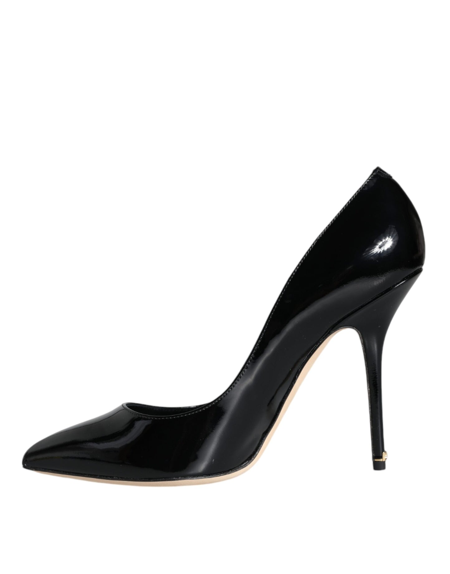 Dolce & Gabbana Dolce & Gabbana Black Patent Leather Bellucci Pumps Heels Shoes/EU36/US6/Black