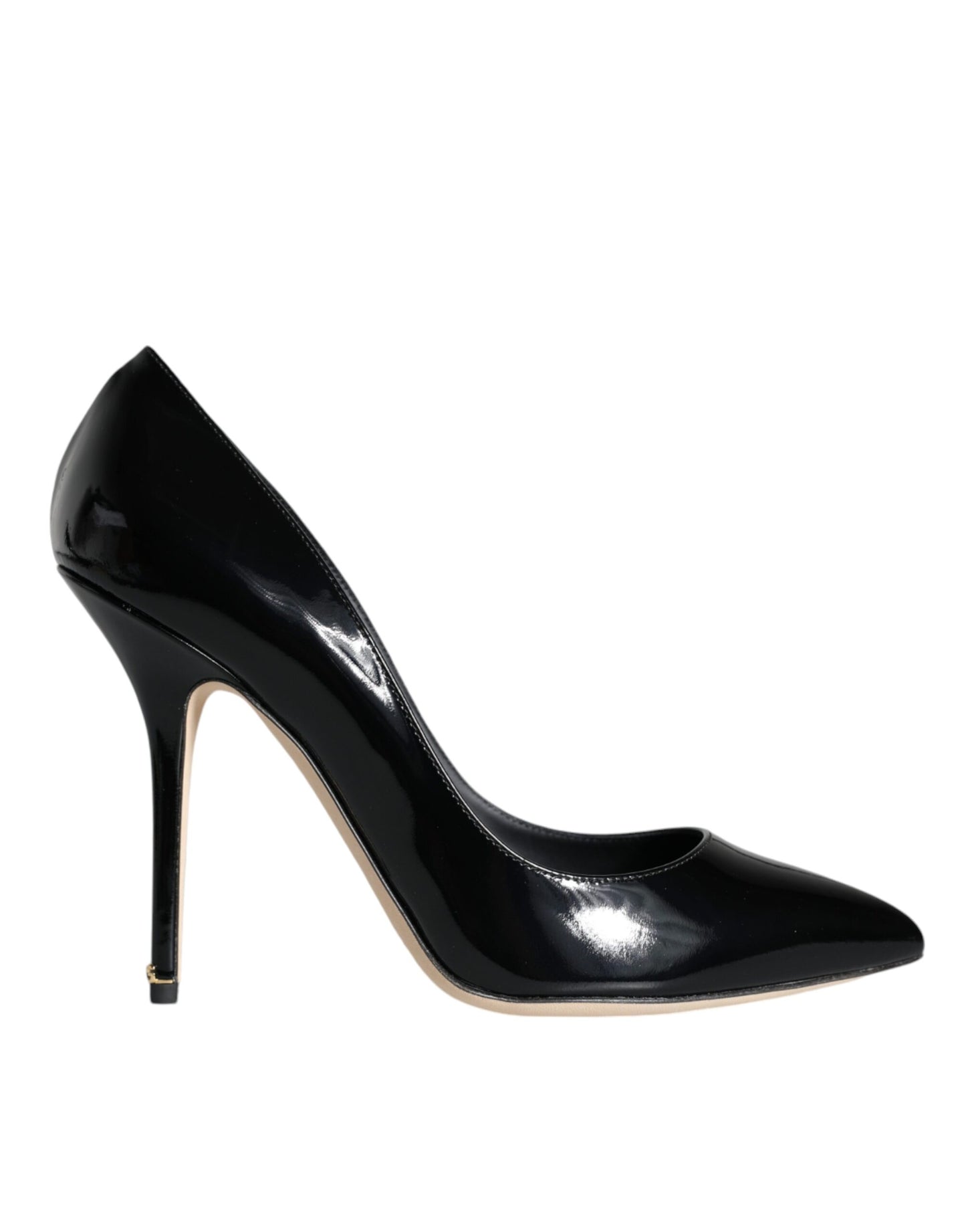 Dolce & Gabbana Dolce & Gabbana Black Patent Leather Bellucci Pumps Heels Shoes/EU36/US6/Black