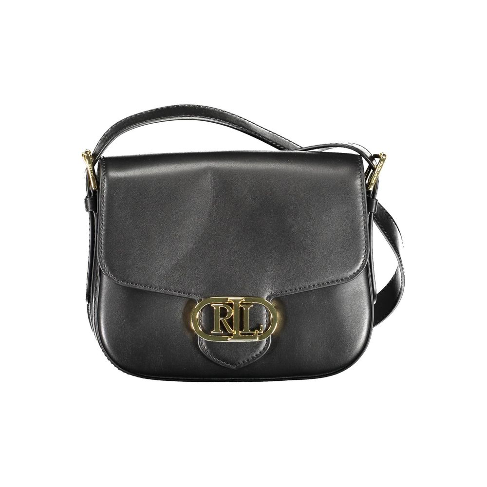 Ralph Lauren Black Leather Handbag/Black