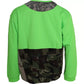 Dolce & Gabbana Dolce & Gabbana Green Patchwork Heart Crew Neck Pullover Sweater/IT44 | XS/Green