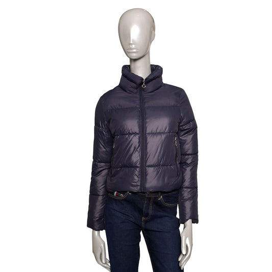 Baldinini Trend Blue Polyester Women Jacket/S/Blue