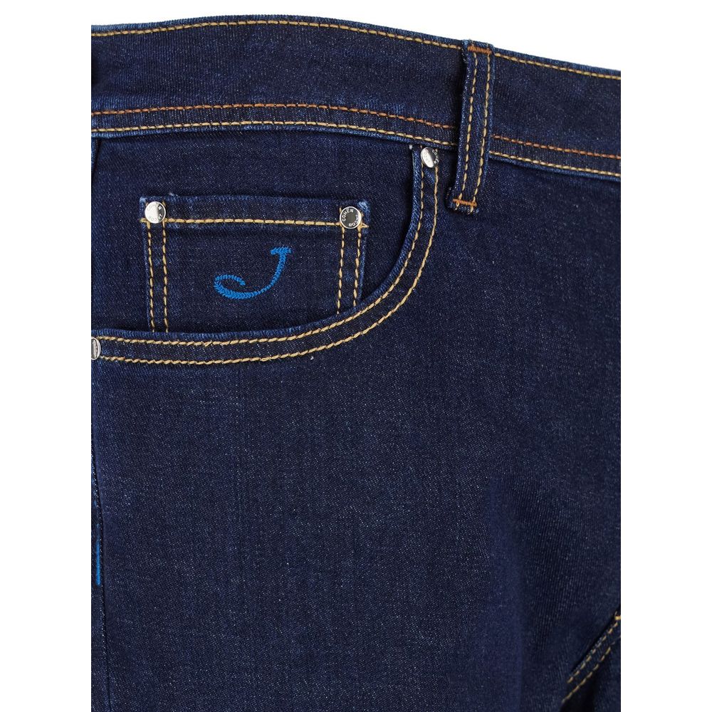 Jacob Cohen Blue Cotton Jeans & Pant/W32/Blue