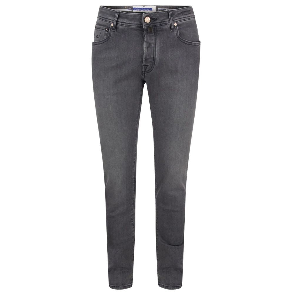 Jacob Cohen Gray Cotton Jeans & Pant/W36/Gray