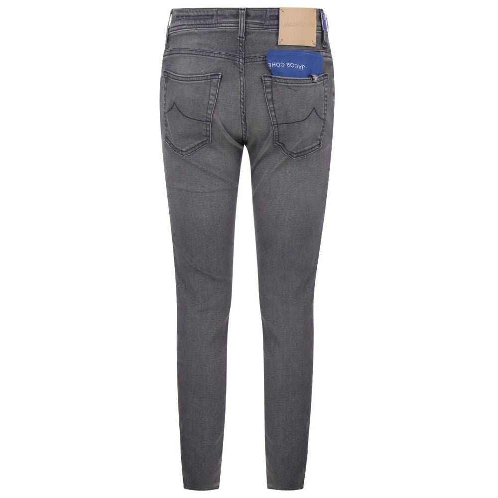 Jacob Cohen Gray Cotton Jeans & Pant/W36/Gray