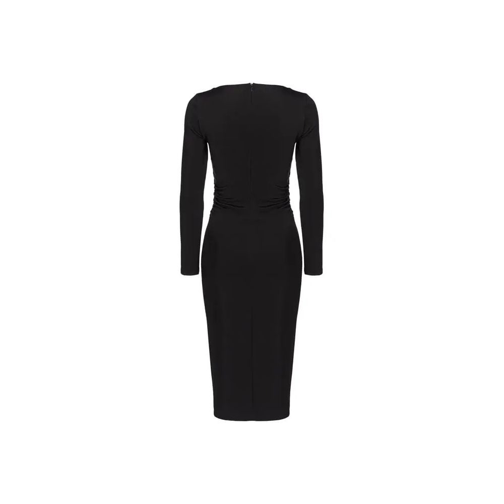 PINKO Black Viscose Dress/IT38|XS/Black